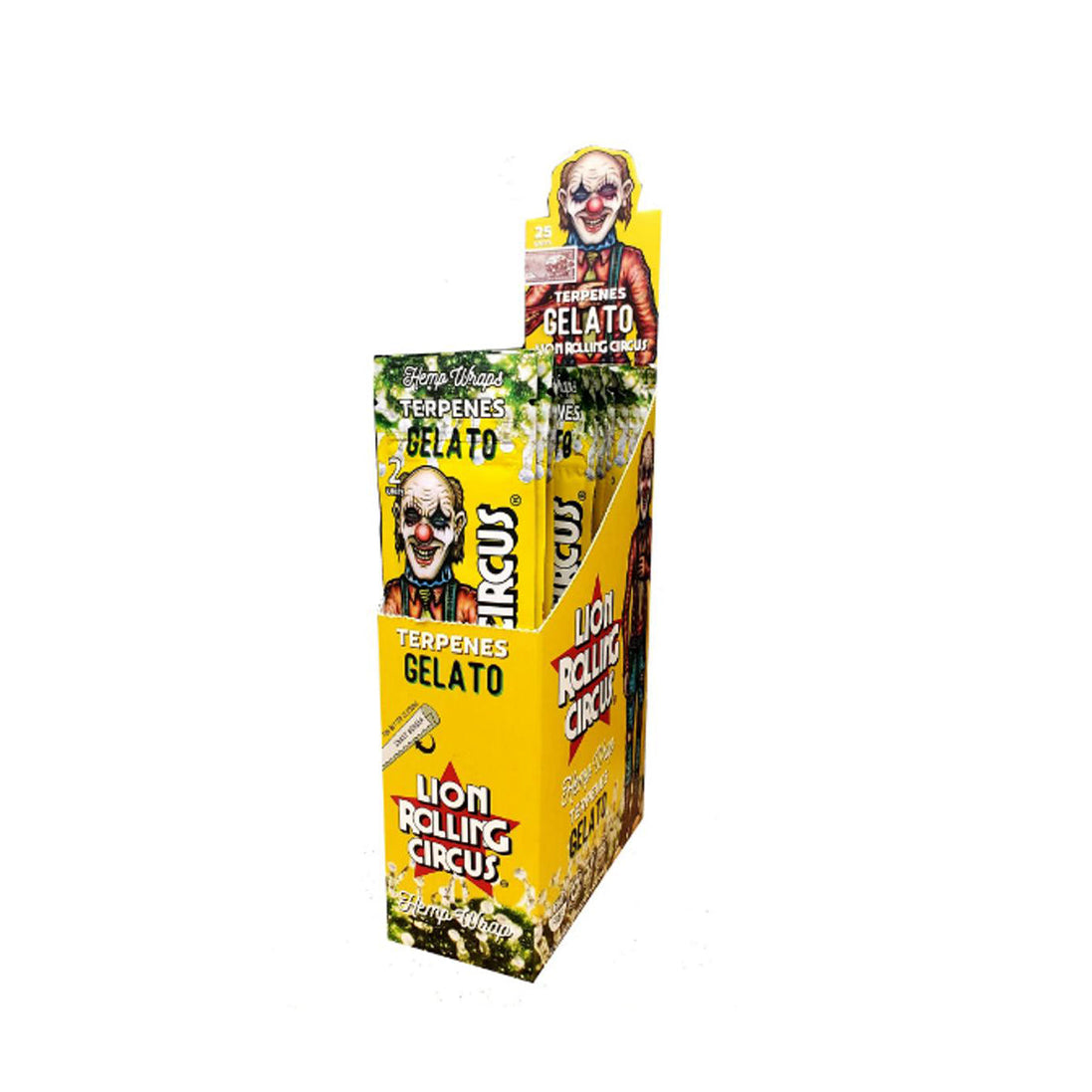 Hemp Wrap Terpenes GELATO Flavor Lion Rolling Circus