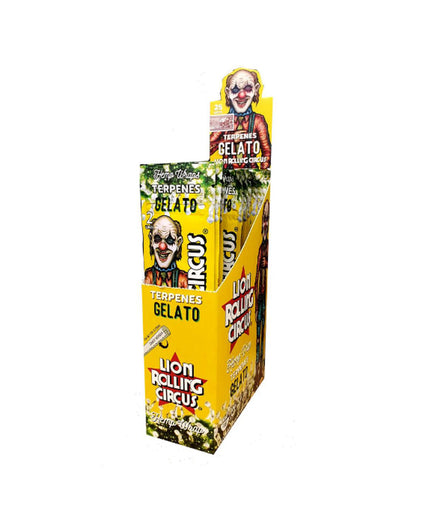 Hemp Wrap Terpenes GELATO Flavor Lion Rolling Circus