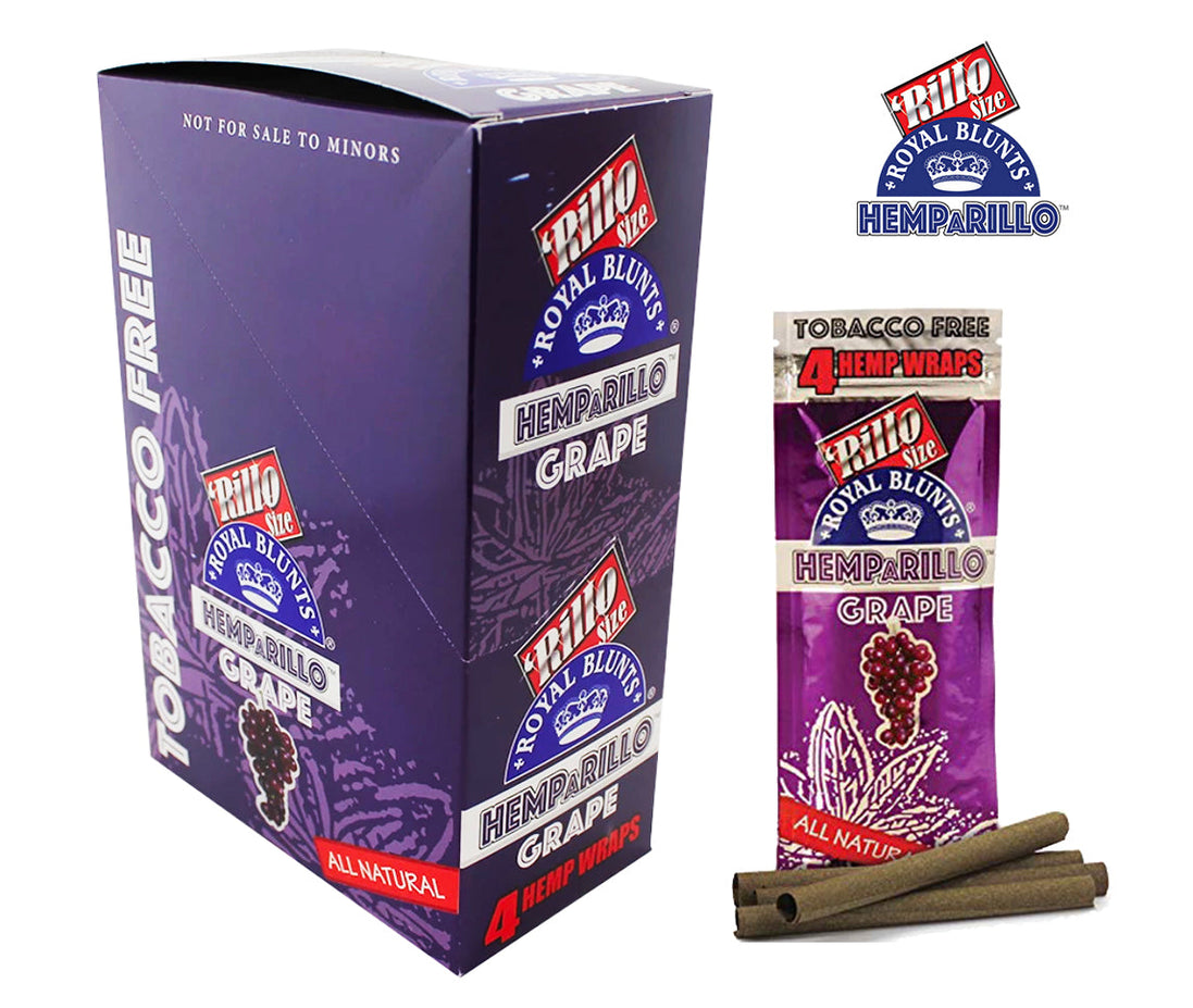 RILLO SIZE ROYAL BLUNTS A RILLO GRAPE TOBACCO FREE - LA Wholesale Kings