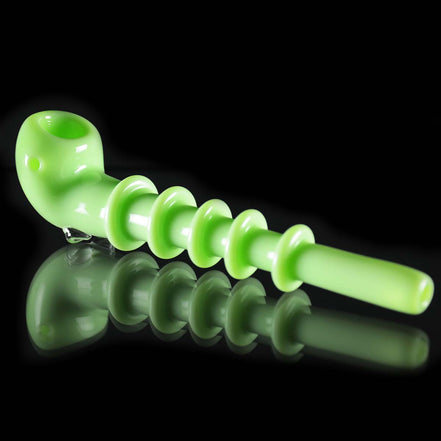 7” Sherlock Hand Pipe American made Milky tube - LA Wholesale Kings