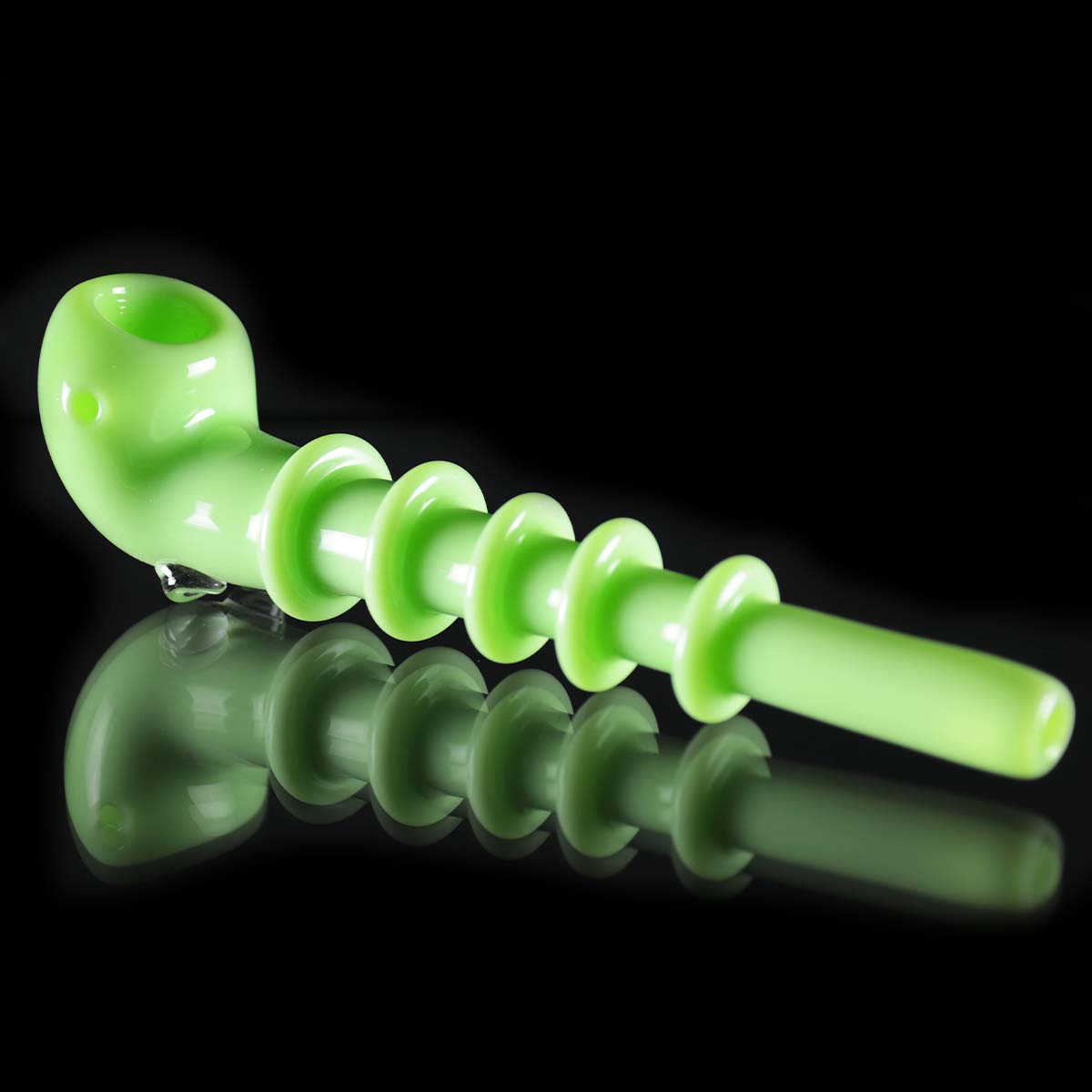 7” Sherlock Hand Pipe American made Milky tube - LA Wholesale Kings