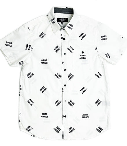 Adios Amigo Woven Short-Sleeve, Pack of 6 Units 1S, 2M, 2L, 1XL