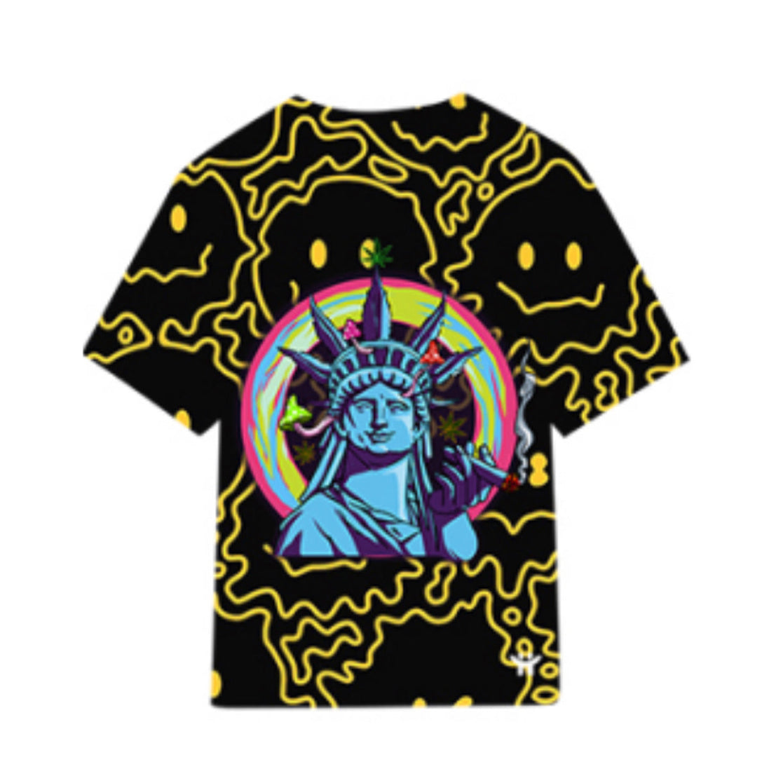 Liberty Polyester Short Sleeve T-Shirt Pack of 6 Units  1-S, 1-M, 1-L, 1-XL, 1-XXL, 1-XXXL