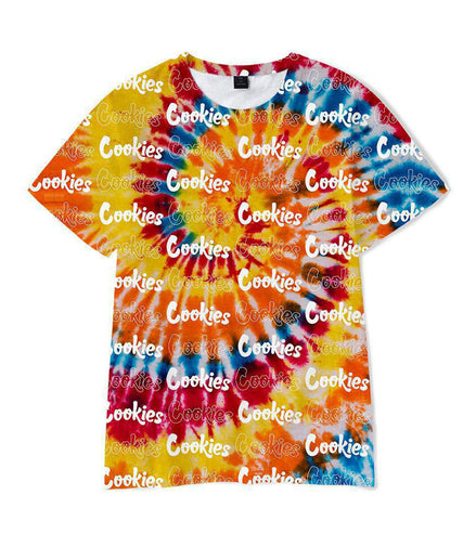 Orange Blue Yellow Polyester Short Sleeve T-Shirt Pack of 6 Units  1-S, 1-M, 1-L, 1-XL, 1-XXL, 1-XXXL