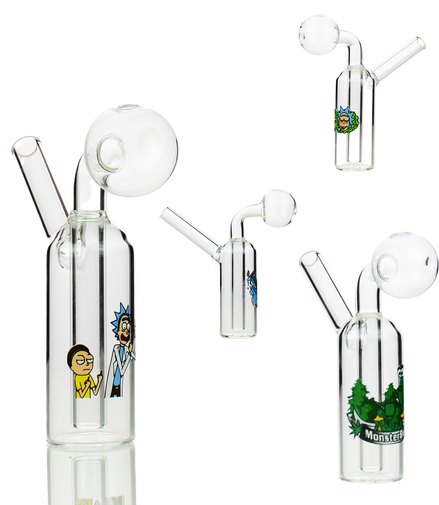 3.5" Mini Glass on Glass Oil Burner