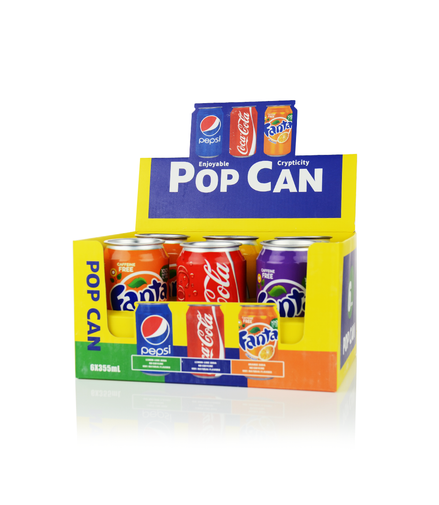 Stash Safe Can/ Pop Can - 6 pcs Display