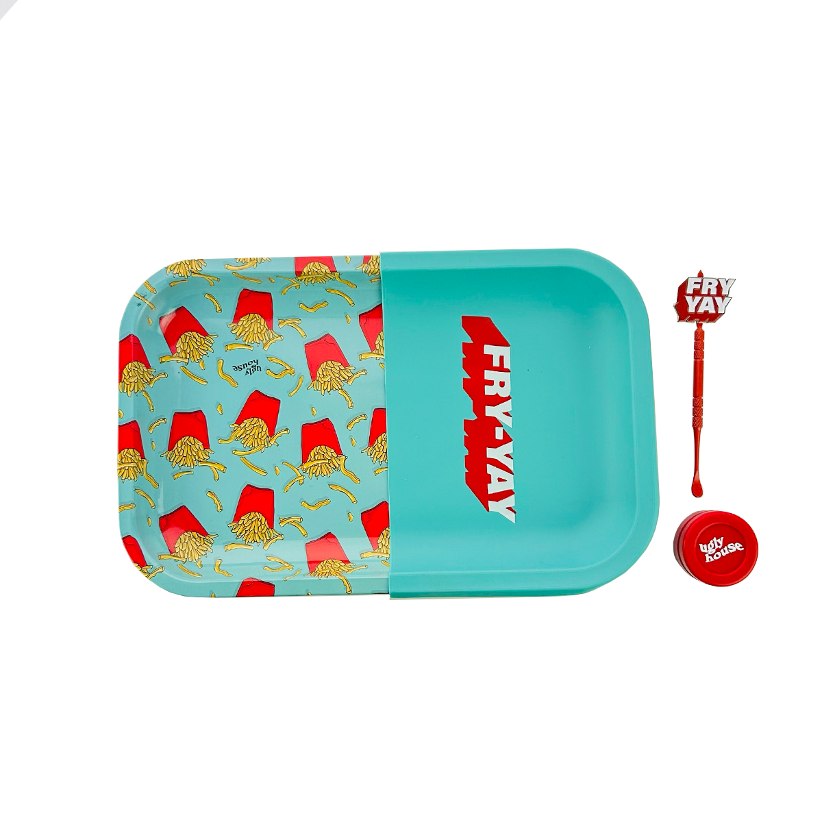 Medium Ugly House Metal Tray - 4-PC Dab Kit