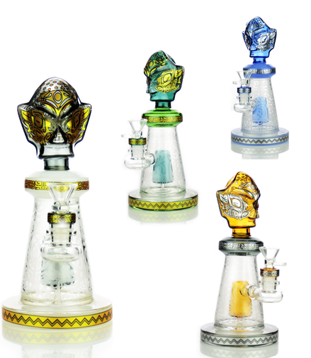 8.5" Egyptian Art Water Pipe Bong with 14mm Male Bowl