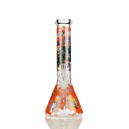 10" R&M Decal Beaker with 14mm Male Bowl