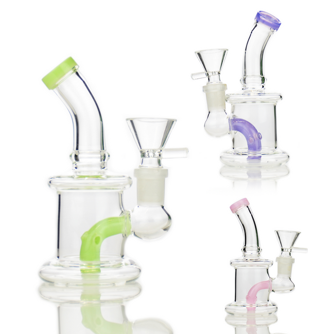 5" Slime Water Pipe Bong with 14mm Male Bowl