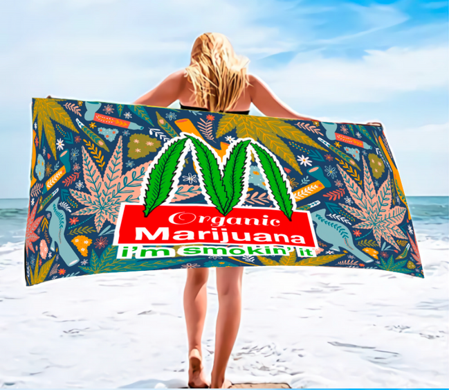 I'm smoking it" Towel 64 X 40 Inches