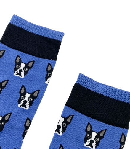 FRENCH BULLDOG Socks Fits All, 70% Cotton, 25% Spandex, 5% Elastic