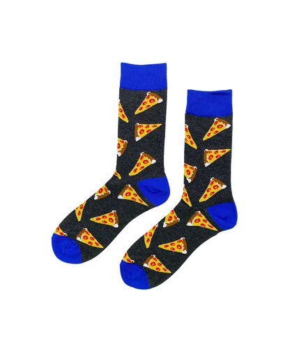 PIZZA Socks Fits All, 70% Cotton, 25% Spandex, 5% Elastic