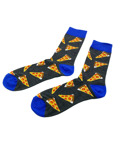 PIZZA Socks Fits All, 70% Cotton, 25% Spandex, 5% Elastic