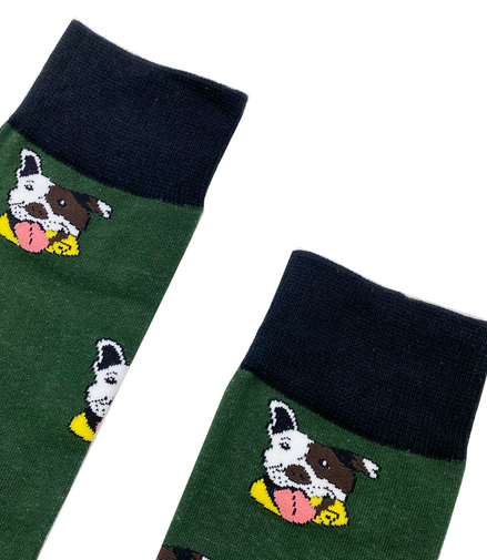 PIT BULL TERRIER Socks Fits All, 70% Cotton, 25% Spandex, 5% Elastic