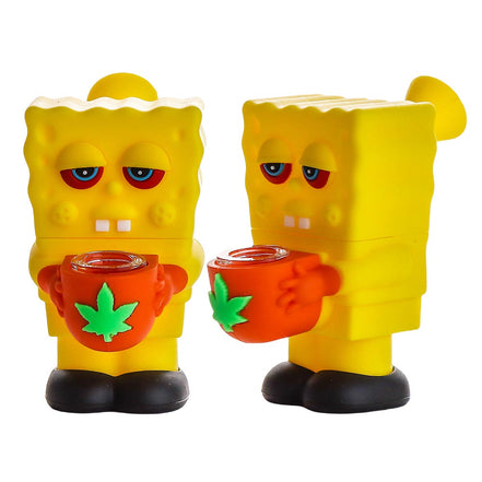 5" Bob Silicone Water Pipe with 14mm Male Bowl