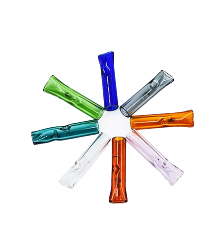 10mm Color Glass Tips - ( Pack of 100)