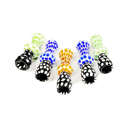 3" Chillum One Hitter with Dot Art Glass