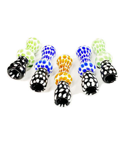 3" Chillum One Hitter with Dot Art Glass