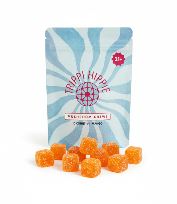 MUSHROOM CHEWS 10 CHEWS PER PACK - Mango