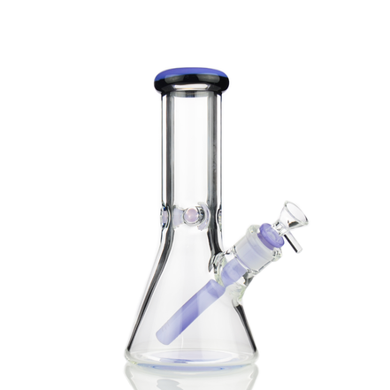 10" 9mm Beaker Slime Color Mouth and Downstem with 14mm Male Bowl