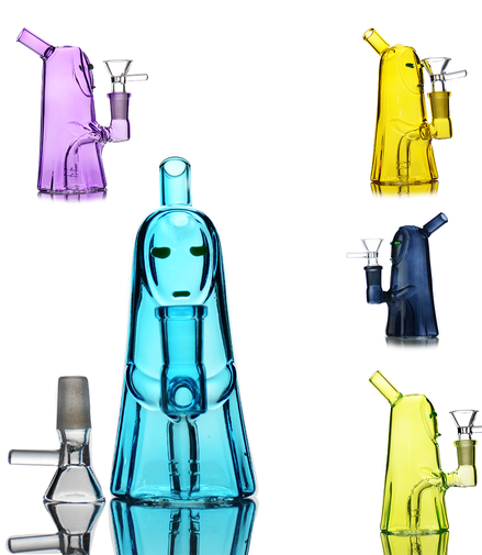 5.5" Alien Water Pipe Bong with 14mm Male Bowl