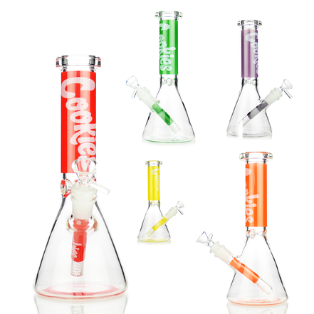 10" Beaker 5mm Glass With 14mm Male Bowl