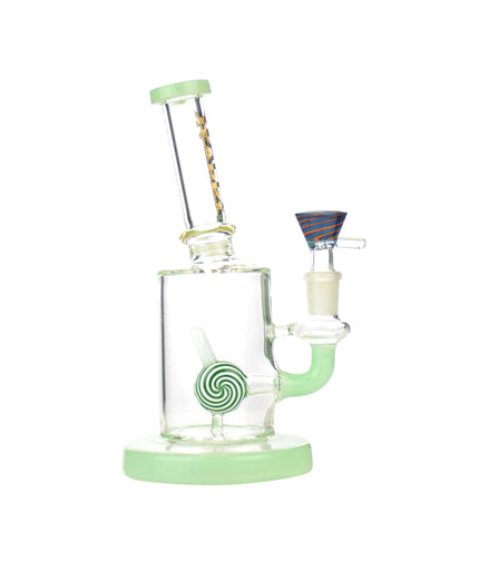 8" Candy Shower Water Pipe with 14mm Male Bowl