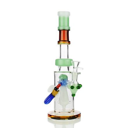 14" Bird Bong with Shower and 14mm Male Bowl