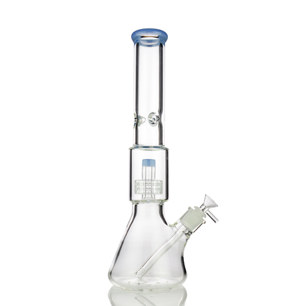 16" Beaker with Percolator with 14mm Male Bowl