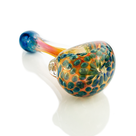 4.5" Gold Fume Hand Pipe Spoon