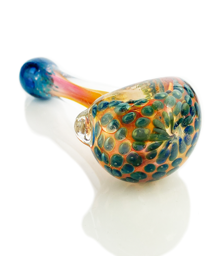 4.5" Gold Fume Hand Pipe Spoon