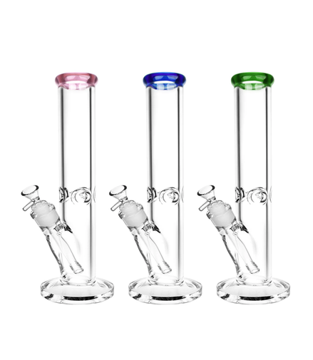 12" 9mm Straight Shooter Water Pipe with 14mm Male Bowl