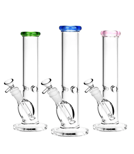 12" 9mm Straight Shooter Water Pipe with 14mm Male Bowl