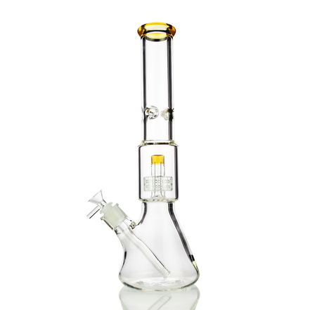 16" Beaker with Percolator with 14mm Male Bowl
