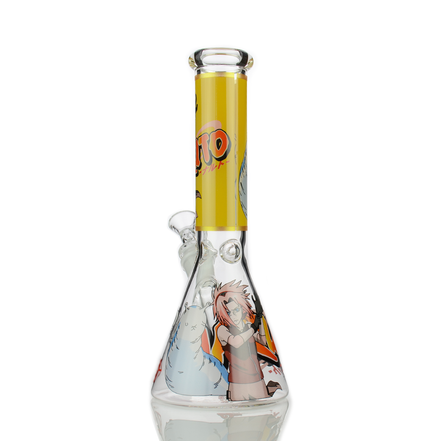 10" Naruto Beaker Decal with 14mm Male Bowl