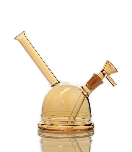 6" Electro Plated Water Pipe Bong Dome Shape with 14mm Male Bowl