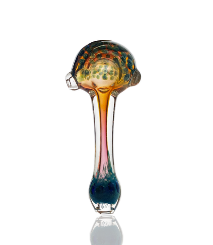 4.5" Gold Fume Hand Pipe Spoon