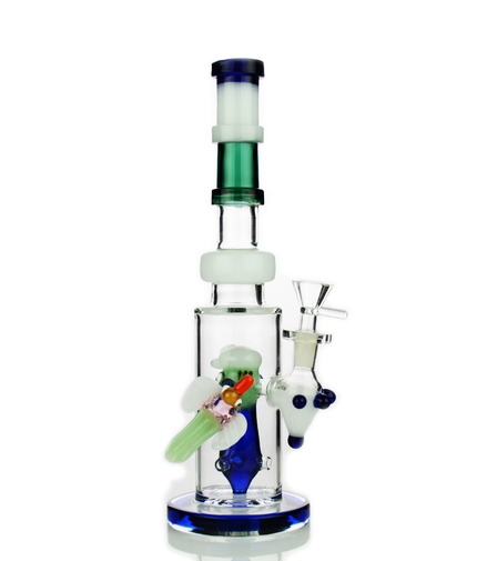 14" Bird Bong with Shower and 14mm Male Bowl