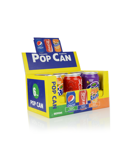 Stash Safe Can/ Pop Can - 6 pcs Display