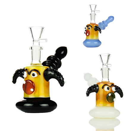 7" Snoopy Bongs with 14mm Male Bowl