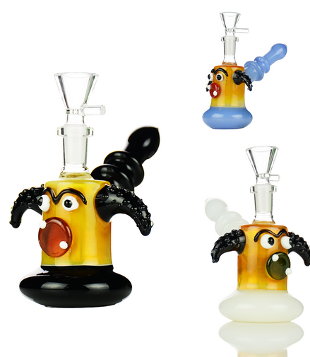 7" Snoopy Bongs with 14mm Male Bowl