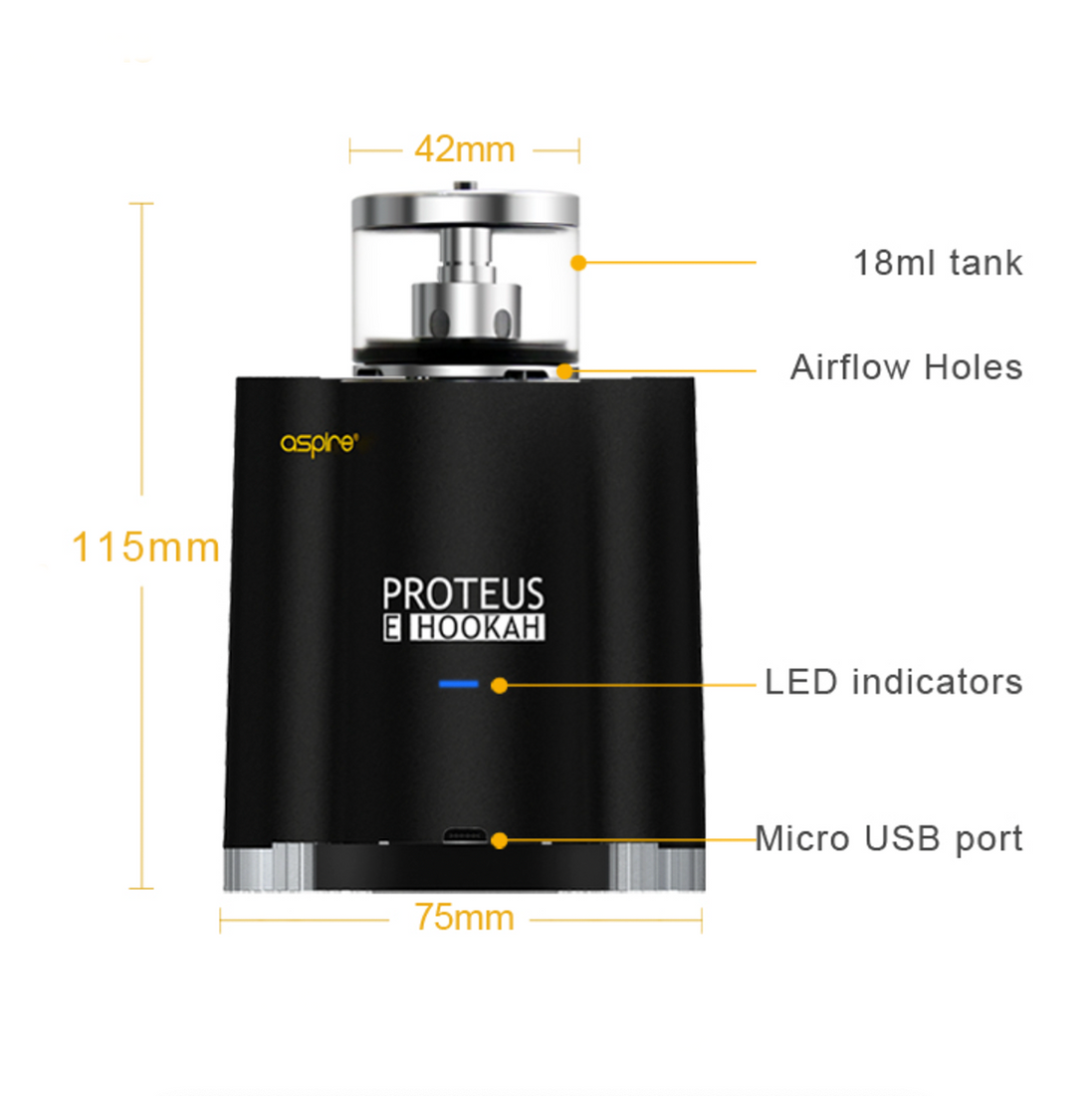 Aspire Proteus E-hookah