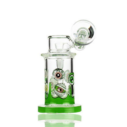 6.5" Side Car Water Pipe Eye Design with 14mm Male Bowl