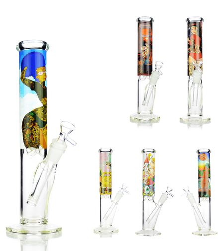 12" Straight Shooter with 14mm Male Bowl