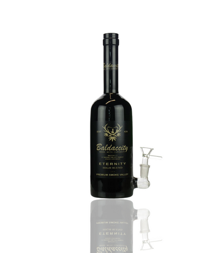 12" Baldacity Wine Bottle Bong with 14mm Male Bowl