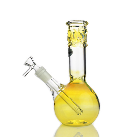 8" Sphere Base Fume Glass Water Pipe Made In U.S.A