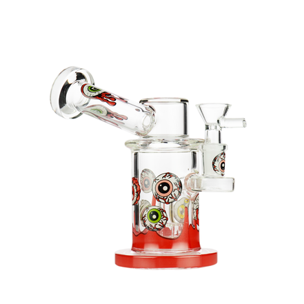 6.5" Side Car Water Pipe Eye Design with 14mm Male Bowl
